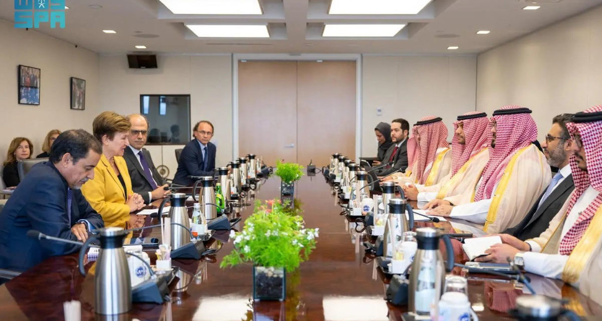 Saudi Economic Minister Meets with IMF Managing Director