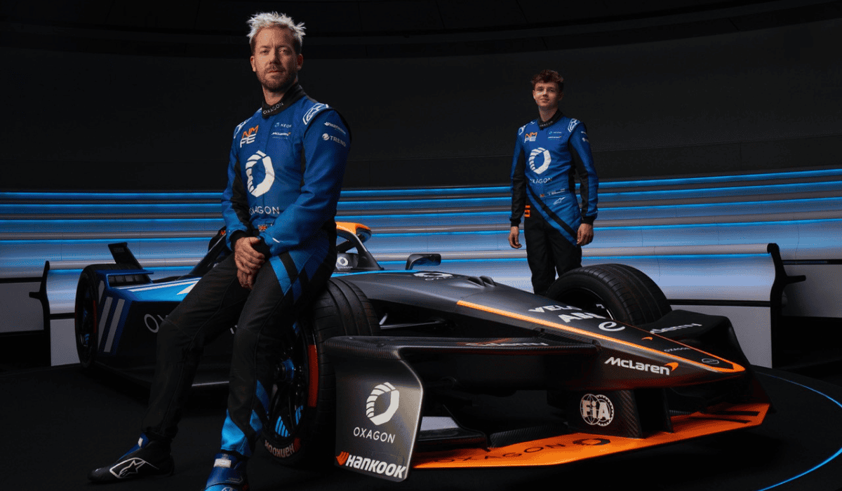 NEOM McLaren Oxagon London Formula E livery